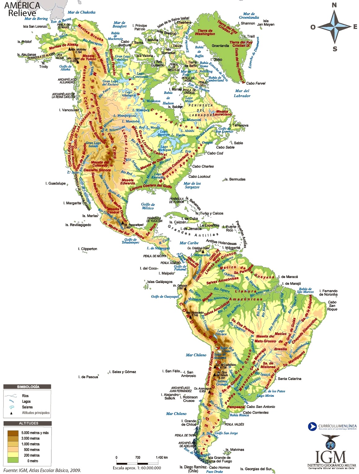 Mapa De Am rica Con Sus Cordilleras Mapa De Am rica Mapa De Am rica Con Sus Cordilleras Mapa De Am rica